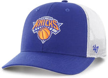 Load image into Gallery viewer, 47 Brand New York Knicks Royal Trucker Hat