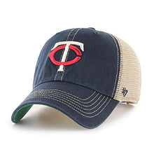 Load image into Gallery viewer, 47 Brand Minnesota Twins Navy Trawler Mesh Adjustable Hat

