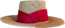 Load image into Gallery viewer, LogoFit Georgia Bulldogs Tournament Gambler Straw Hat
