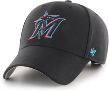 Load image into Gallery viewer, 47 Brand Miami Marlins Black MVP Hat
