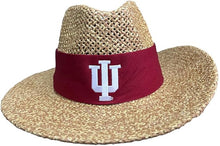 Load image into Gallery viewer, LogoFit Indiana Hoosiers Angler Safari Straw Hat
