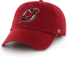 Load image into Gallery viewer, 47 Brand New Jersey Devils Red Clean Up Hat
