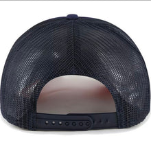 Load image into Gallery viewer, 47 Brand Atlanta Braves Backhaul Foam Trucker Snapback Hat
