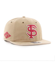 Load image into Gallery viewer, 47 Brand Florida State Seminoles Khaki Ragler Captain Hat
