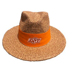 Load image into Gallery viewer, LogoFit Oklahoma State Cowboys Angler Safari Straw Hat

