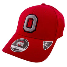 Load image into Gallery viewer, Top of the World Ohio State Buckeyes Memory Fit Fitted Cap Hat
