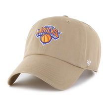 Load image into Gallery viewer, 47 Brand New York Knicks Khaki Clean Up Hat
